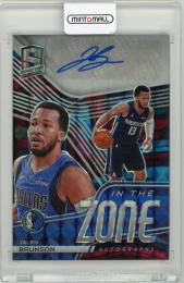 2020-21 Panini Spectra Basketball  Jalen Brunson In the zone Autographs 22/49