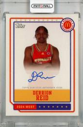 2024 Topps Chrome McDonald’s All American Derrion Reid Event Autographs #EA-DR West
