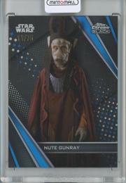 2023 Topps Star Wars Chrome Black  Nute Gunray Base/BaseRefractorParallel/#48 11/75