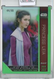 2023 Topps Finest Star Wars  Princess Leia Base/GreenParallel/FN-28 449/99