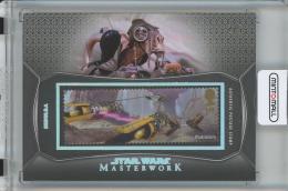 2021 Topps Star Wars Masterwork  Sebulba PostageStampRelics/BlackParallel/SC-SE 2/5