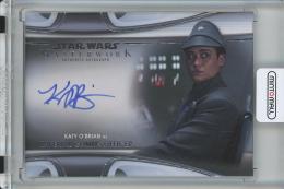 2021 Topps Star Wars Masterwork  Katy O'Brian as Imperial Comms Officer Autograph/MWA-KO