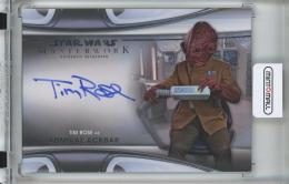 2021 Topps Star Wars Masterwork  Tim Rose as Admiral Ackbar Autograph/MWA-TR