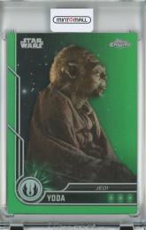 2023 Topps Chrome Star Wars  Yoda   BaseCharacters/Parallel/Gold 02/99