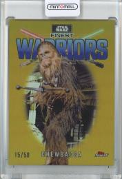 2023 Topps Finest Star Wars  Chewbacca Finest Warriors/Parallel/Gold 15/50