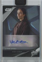 2023 Topps Star Wars Chrome Black  Lyra Erso Autographs/A-VK