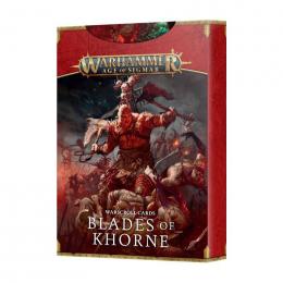 ウォースクロールカード:ブレイド・オヴ・コーン(日本語版)【ウォーハンマー:エイジ オヴ シグマー】WARSCROLL CARDS: BLADES OF KHORNE(JPN) (WARHAMMER A.O.S)【新品】