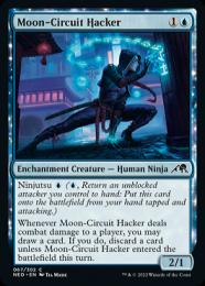 アーティストプルーフ 月回路のハッカー/Moon-Circuit Hacker ミントモール / MINT GAMES MTG(東日本橋) / 【NEO】【ENG】《月回路の