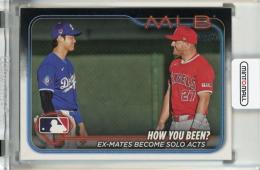 2024 Topps Update Shohei Ohtani / Mike Trout How You Been? #US76