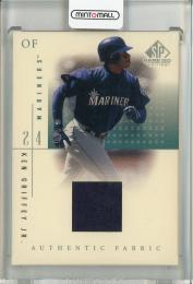 2001 SP Game Used Edition Ken Griffey Jr. Authentic Fabric Seattle Mariners