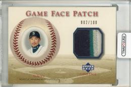 2003 Upper Deck Ichiro Game Face Patch【002/100】 Seattle Mariners