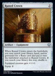 【KHM】【ENG】【Foil】《ルーンの冠/Runed Crown》