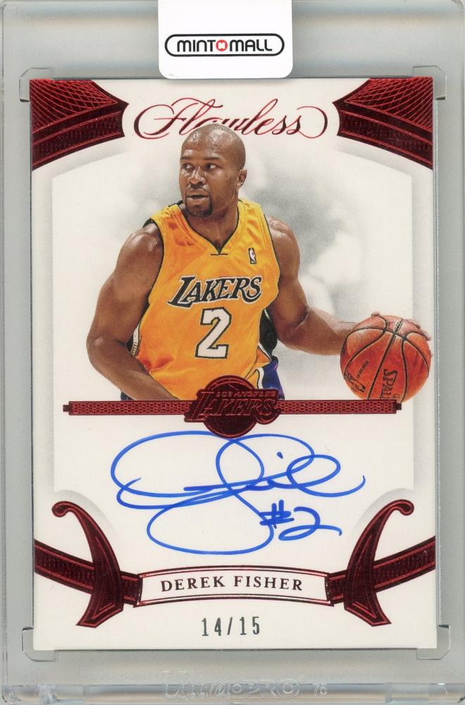 2019-20 Panini Flawless Basketball Derek Fisher Flawless Autographs【14/15】 Los Angels Lakers
