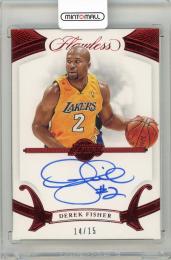 2019-20 Panini Flawless Basketball Derek Fisher Flawless Autographs【14/15】 Los Angels Lakers