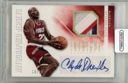 2012-2013 PANINI INTRIGUE Clyde Drexler AUTO&Jersey【10/10】 Houston Rockets