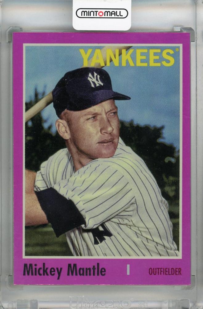 2024 Topps Archives Mickey Mantle 1970 Topps Pink Foilboard #119 ※傷あり New York Yankees