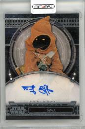 2017 TOPPS Star Wars 40th Anniversary  Autographs #AARG  Rusty Goffe as Jawa