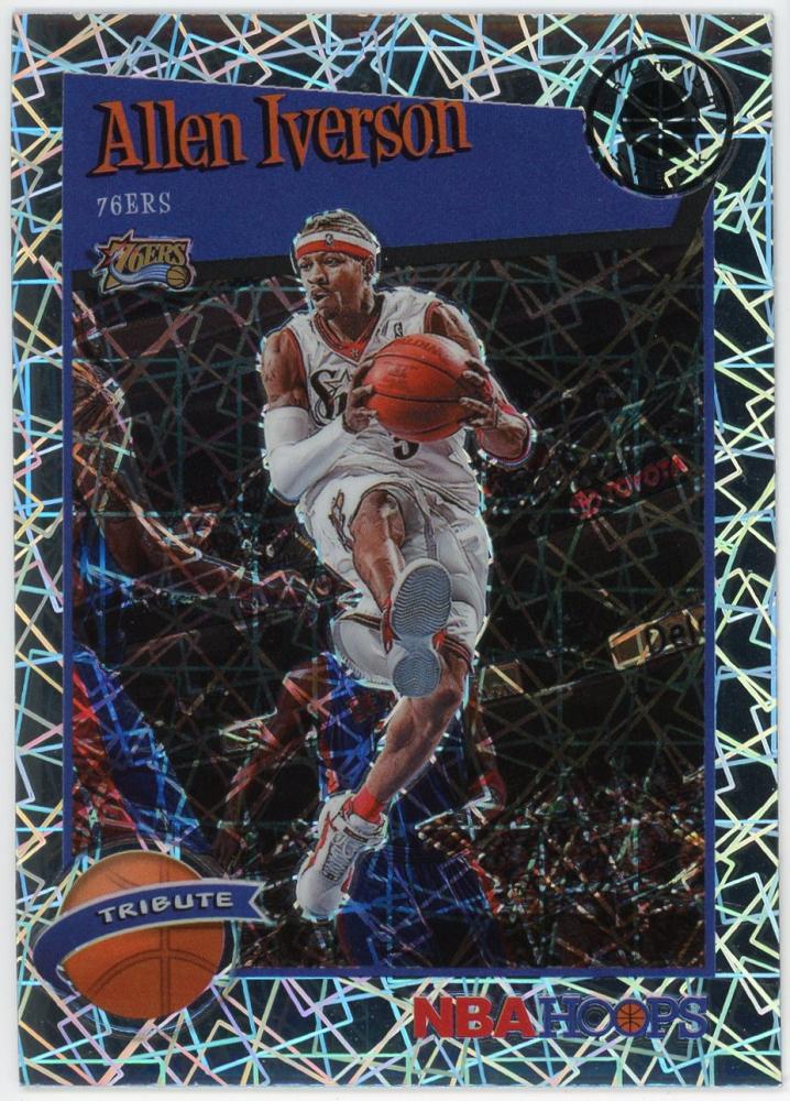 2019-20 Hoops Premium Stock Prizms Silver Laser #285 Allen Iverson