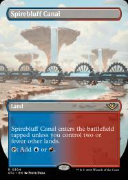 【OTJ】【ENG】【Foil】《尖塔断の運河/Spirebluff Canal》ボーダーレス版