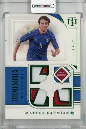 2022 Panini National Treasures FIFA Road to World Cup Matteo Darmian Tremendous Treasures Emerald #30【3/5】 Italy