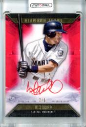2019 Topps Diamond Icons Ichiro #RI-IS Red Ink Autographs Red【2/5】 Mariners