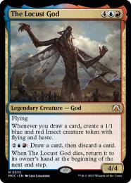 マジックザギャザリング/英語版FOIL/MPS/Amonkhet　Invocations/マルチカラー　[MPS]：【FOIL】The Locust God/蝗の神 MAGIC THE GATHERING THE LOCUST GOD AMONKHET INVOCATIONS FOIL