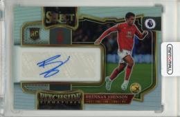 2022-23 Panini Select English Premier League Brennan Johnson Pitchside Signatures Auto #2