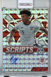 2021-22 Panini Mosaic Road to the FIFA World Cup Qatar Chris Richards Scripts Mosaic Auto #1
