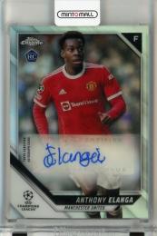 2021-22 Topps Chrome UEFA Champions League Anthony Elanga Autographs RC #CAAE