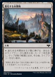 【VOW】【JPN】【Foil】《進化する未開地/Evolving Wilds》