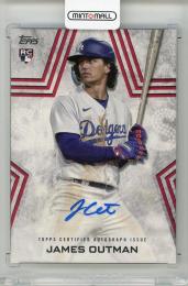 2023 TOPPS Update Series James Outman Baseball Stars Autographs #BSAJO Los Angeles Dodgers