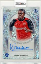 2024-25 Topps UEFA Club Competition Ken Izekor Ultimate Stage Chrome Autograph Card【USCA-KI】  Bayer 04 Leverkusen