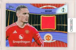 2024-25 Topps UEFA Club Competition ANTONY Topps Superstars Relic Card【175/299】 Manchester United