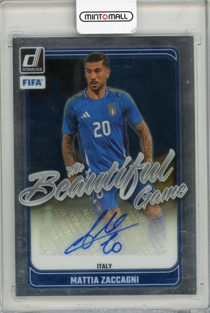 2024-25 PANINI DONRUSS Mattia Zaccagni AUTO Italy
