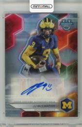 2023 BOWMAN's Best University JJ McCarthy Best of '23 Refractor Autographs #BOAJJM Michigan Wolverines
