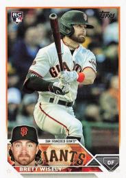 2023 Topps Update #US174 Brett Wisely レギュラーカード RC