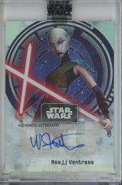 2023 Topps Chrome Black star wars Nika Futterman Autograph/#A-NF