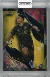 2024 Topps Finest MLS Erik Duenas Uncommon Gold Refractor #166 RC【12/50】 LAFC RC