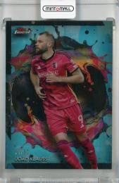 2024 Topps Finest MLS Joao Klauss Rare Aqua Refractor #207【27/50】 St. Louis City SC