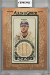 2020 Topps Allen & Ginter Mike Piazza Framed Mini Relics #MFR-MP ※初期傷あり New York Mets