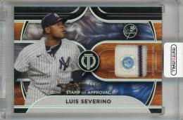 2022 Topps Tribute Luis Severino Stamp of Approval Relics #SOA-LS ※初期傷あり【079/199】 New York Yankees