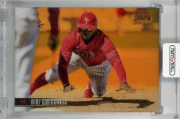 2021 Topps Stadium Club Chrome Didi Gregorius Orange Refractor #12 ※初期傷あり【11/25】 Philadelphia Phillies
