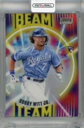 2022 Topps Stadium Club Chrome Bobby Witt Jr. Beam Team #BT-25 RC ※裏面初期傷あり Kansas City Royals