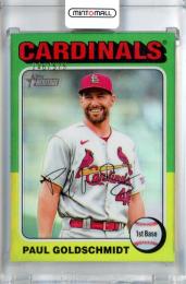 2024 Topps Heritage Paul Goldschmidt Chrome Refractor #490【246/575】 St. Louis Cardinals