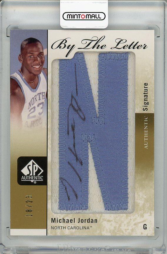 2011-12 UPPER DECK SP Authentic Michael Jordan Autograph (By The Letter)【18/23】