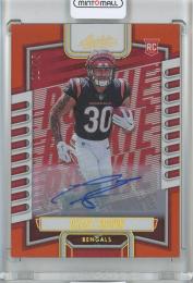 2023 Panini Absolute Football Chase Brown Signature Rookies Spectrum Orange【21/75】