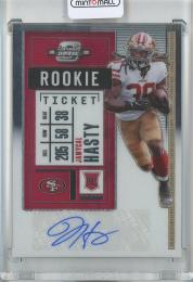 2020 Panini Contenders Optic Football Jamycal Hasty Rookie Ticket Autographs/RC