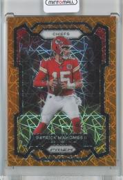 2023 PANINI PRIZM FOOTBALL Patrick Mahomes II Base/Orange Lazer/#149