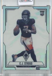 2023 Panini Phoenix Football C.J. Stroud Contours/White Shimmer