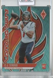 2023 Panini Phoenix Football C.J. Stroud Flame Throwers/Teal/RC【145/150】